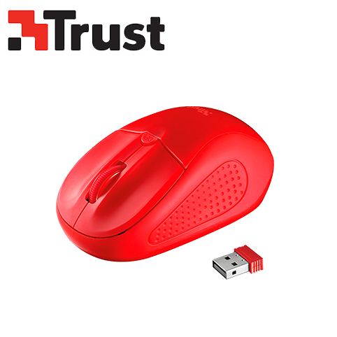TRUST PRIMO MOUSE INALAMBRICO - ROJO