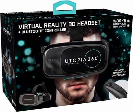 COD VIRTUAL REALITY UTOPAI 360 3D HEADSET BLUETOOT