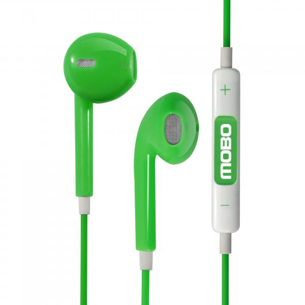 MOBO HANDFREE CLICK 3.5MM GREEN 2983