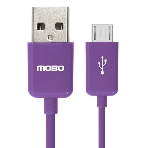 MOBO MICROUSB DATACABLE PURPLE 1117