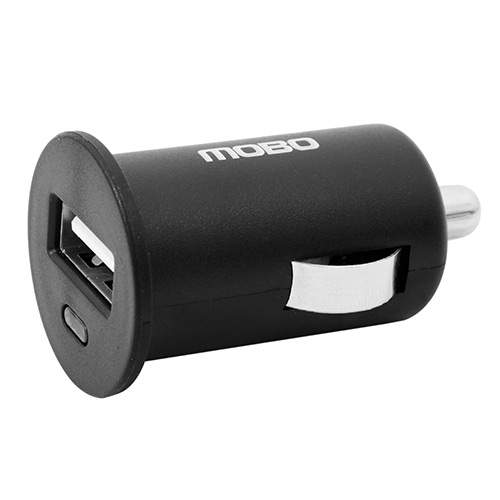 MOBO CARGA CARRO USB PLUG IN 1A NEGRO (BLIST) 5037