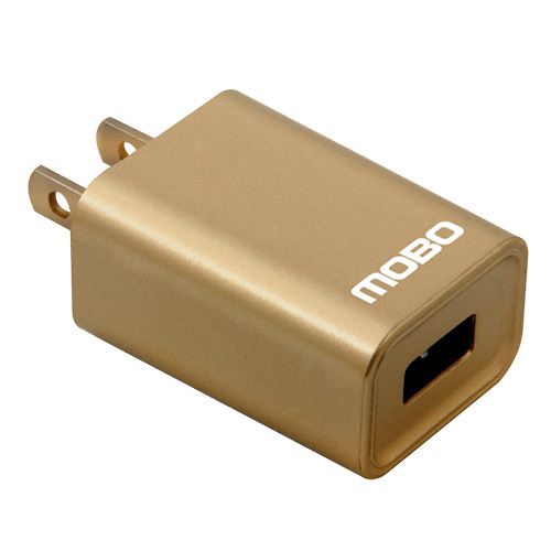 MOBO CUBO CARGADOR 1 PUERTO USB DORADO 2473