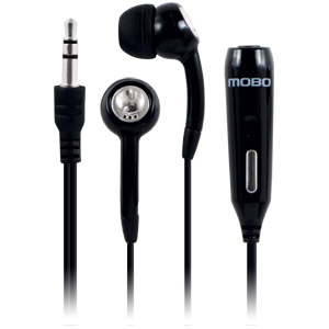MOBO MANOS LIBRES SLIM ENTRADA 3.5 NEGRO  1497