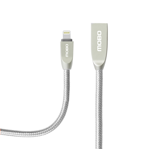 MOBO CABLE USB NYLON IP5/6/7  2M GRIS 5667
