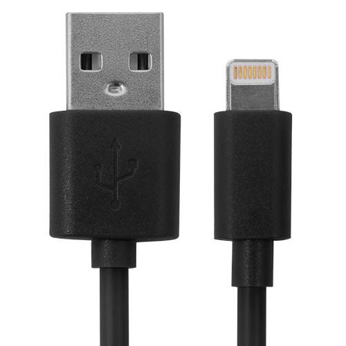 CABLE MOBO NO.0 LIGHTNING NEGRO 1M (C 09/14)