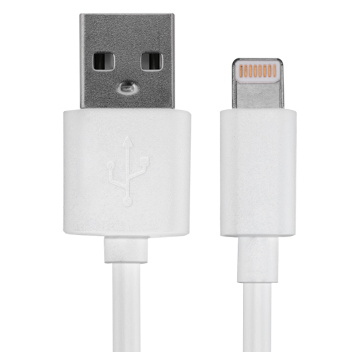 MOBO CABLE USB REDONDO 2 MTR BLANCO IPH 5/6 BLIST 1479