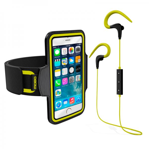 MOBO ARMBAND CON AUDIFONOS BLUETOOTH VERDE 5690