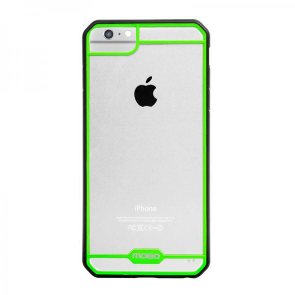 MOBO CARATULA NEON BORDER VERDE IPHONE 7/6S/6 4.7 PUL 5384