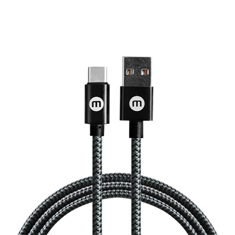 MOBO CABLE USB NYLON ENDURANCE NEGRO/GRIS TIPO C 4833