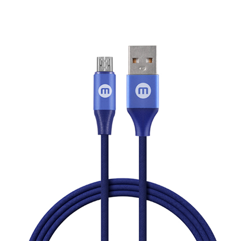 MOBO CABLE USB NYLON KNIT AZUL MICRO 4883