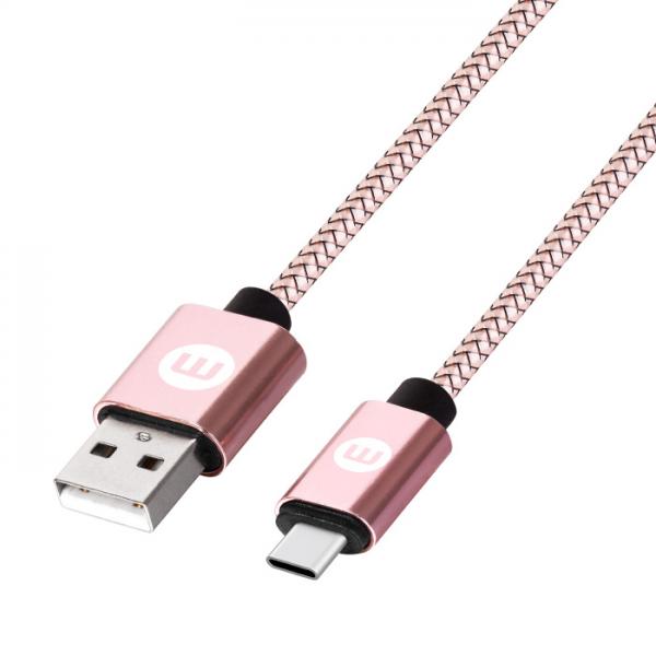 MOBO CABLE USB FISH NET ROSE GOLD TIPO C 4577