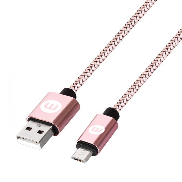 MOBO CABLE USB FISH NET ROSE GOLD MICRO 4580