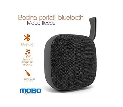 MOBO BOCINA BLUETOOTH FLEECE GRIS 5607