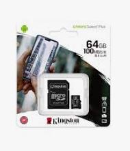 KINGSTON 64GB MICRO SDXC CANVAS SELECT PLUS  100R CL10 UHS