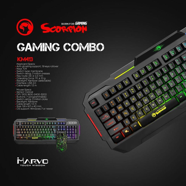 SET MARVO SCORPION KM413