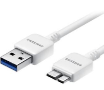 SAMSUNG CABLE USB ORG NOTE 3 BLANCO