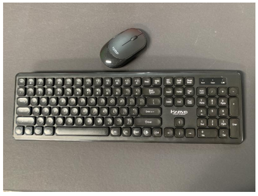 SET COMBO KIT MARVO DCM003 TECLADO MOUSE INALAMBRICO NEGRO