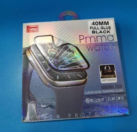 TEMPERADO APPLE WATCH 40 MM FULL GOMA