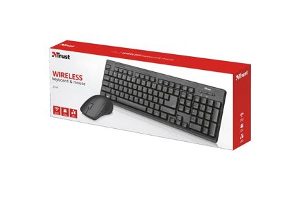 TRUST ZIVA WRLSS TECLADO Y MOUSE
