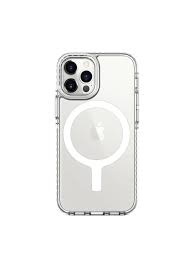 ESTUCHE IPHONE 13 PRO MAX TRANSPARENTE CON BORDE