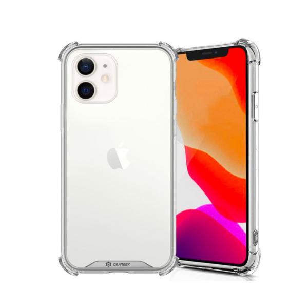 ESTUCHE IPHONE 12 MINI TRANSPARENTE CON BORDE