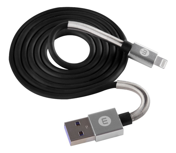 CABLE MOBO TWIST LIGHTNING NEGRO 1M