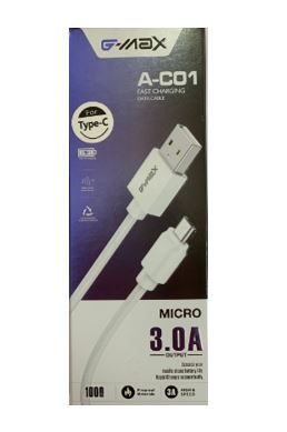 CABLE GMAX TIPO C USB 3A