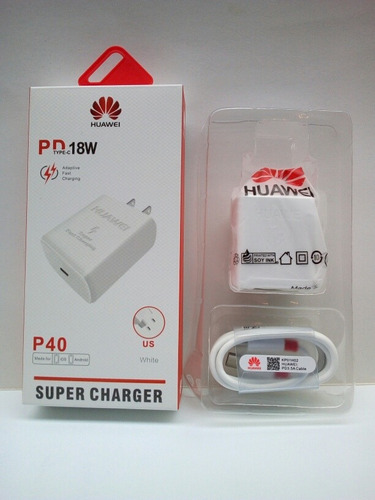 CARGADOR HUAWEI ORIGINAL SUPER CARGA 25W TIPO C A C