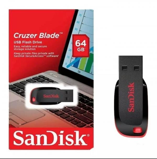 SANDISK LLAVE 64GB USB 2.0