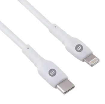 MOBO CABLE TIPO C A LIGHTNING BLANCO 2A 1M 9857