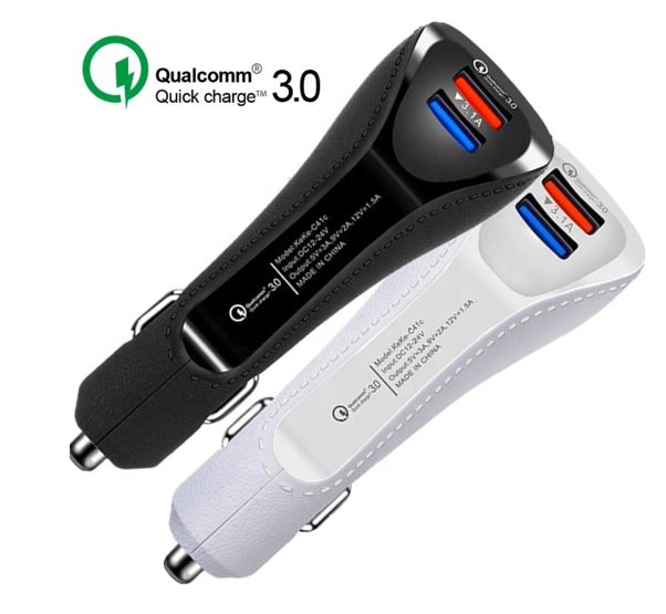 CARGADOR CARRO QC3.0 5.1A