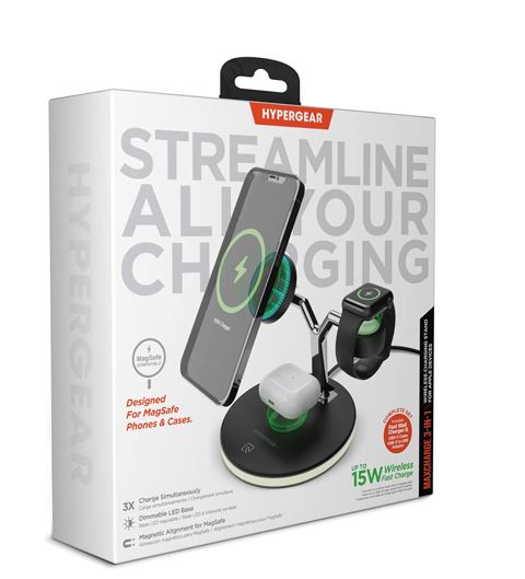 MAXCHARGE 3 EN 1 HYPERGEAR 15W