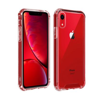 ESTUCHE IPHONE XR TRANSPARENTE CON BORDE