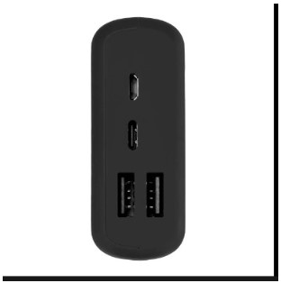 BATERIA PORTATIL MOBO POWER NEGRO 10000 MAH 3A/15W