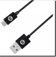 $CABLE MOBO NO.0 TIPO C NEGRO 1M (BULK)