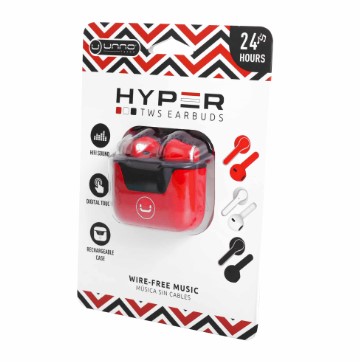 UNNO TEKNO AUDIF BT PASTILLA HYPER TWS ROJO