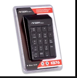ARGOM TECLADO NUMERICO RETRACTIL ARG-1076