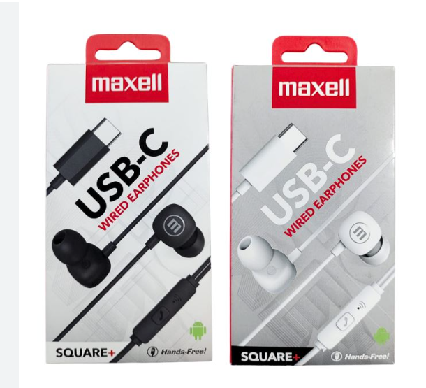 MAXELL AUDIF PASTILLA SQUARE+ TIPO C BLANCO