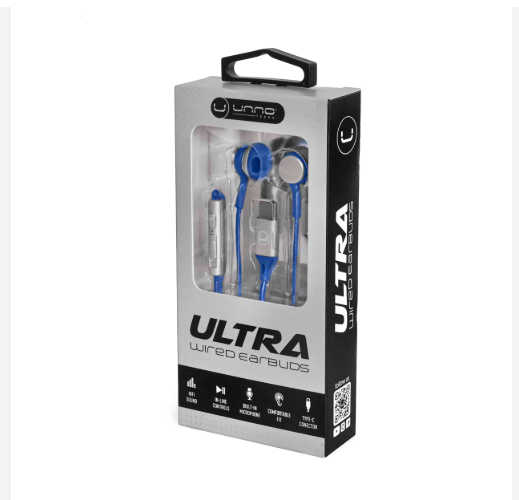 UNNO TEKNO AUDIF PASTILLA ULTRA TIPO C HS7005BL AZUL