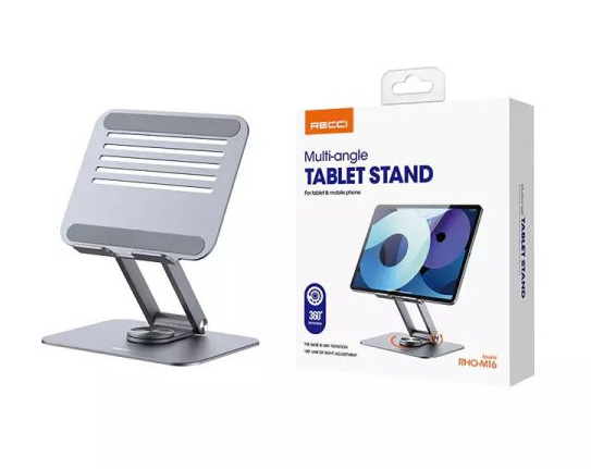 BASE SOPORTE MULTIANGULO PARA TABLET CELULAR Y IPAD RECCI RHC-M16