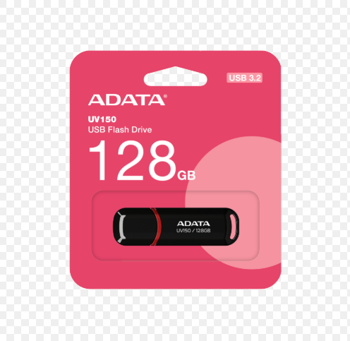 ADATA LLAVE 128GB USB 3.2 UV150 FLASH DRIVE