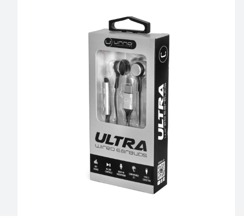 UNNO TEKNO AUDIF PASTILLA ULTRA TIPO C HS7005BK NEGRO