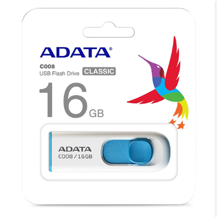 ADATA LLAVE 16GB USB 3.2 BLANCA