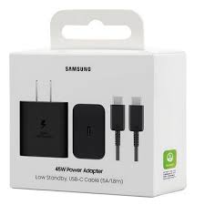 CARGADOR COMPLETO SAMSUNG EP-T4511 TIPO C 45W 2 EN 1 ORIGINAL
