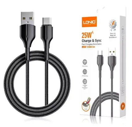 CABLE LDNIO LS441TC TPE TIPO C NEGRO