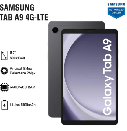 SAMSUNG SM-X115 GALAXY TAB A9 64GB 4GB GRAPITHE