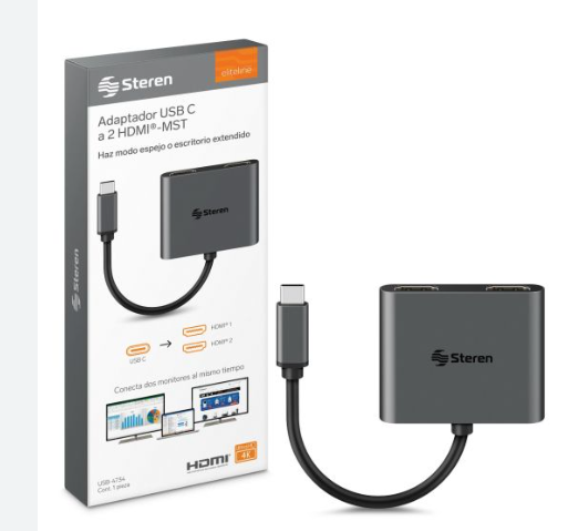 ADAPTADOR TIPO C A 2 HDMI