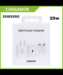 SAMSUNG CARGADOR COMPLETO TIPO C 25W EP-T2510 3A-BLANCO ORIGINAL